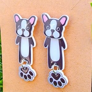 Frenchie Earrings